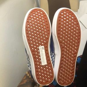 Vans Shoes - Blue checkered vans Vans Shoes - Blue checkered vans